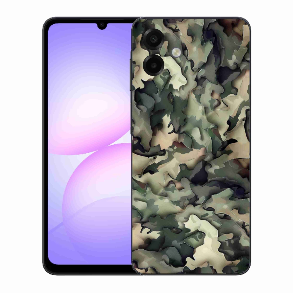 Gélový kryt mmCase na Samsung Galaxy A07 4G - maskáčový vzor 9