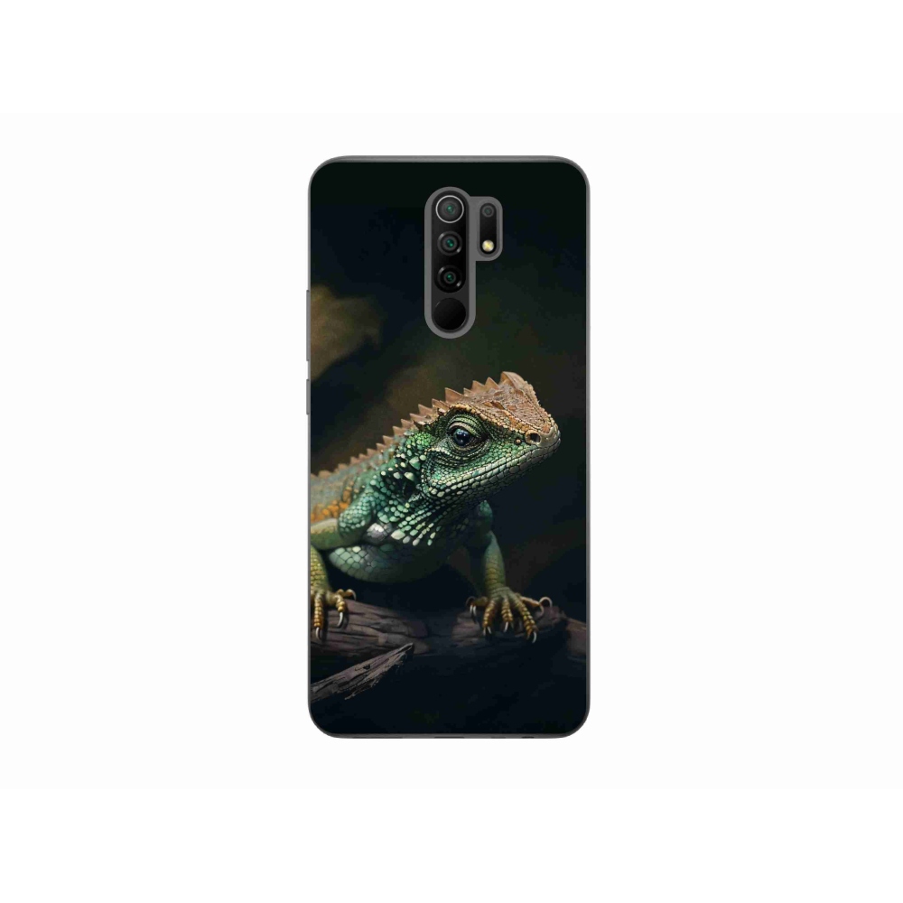 Gelový kryt mmCase na Xiaomi Redmi 9 - ještěr