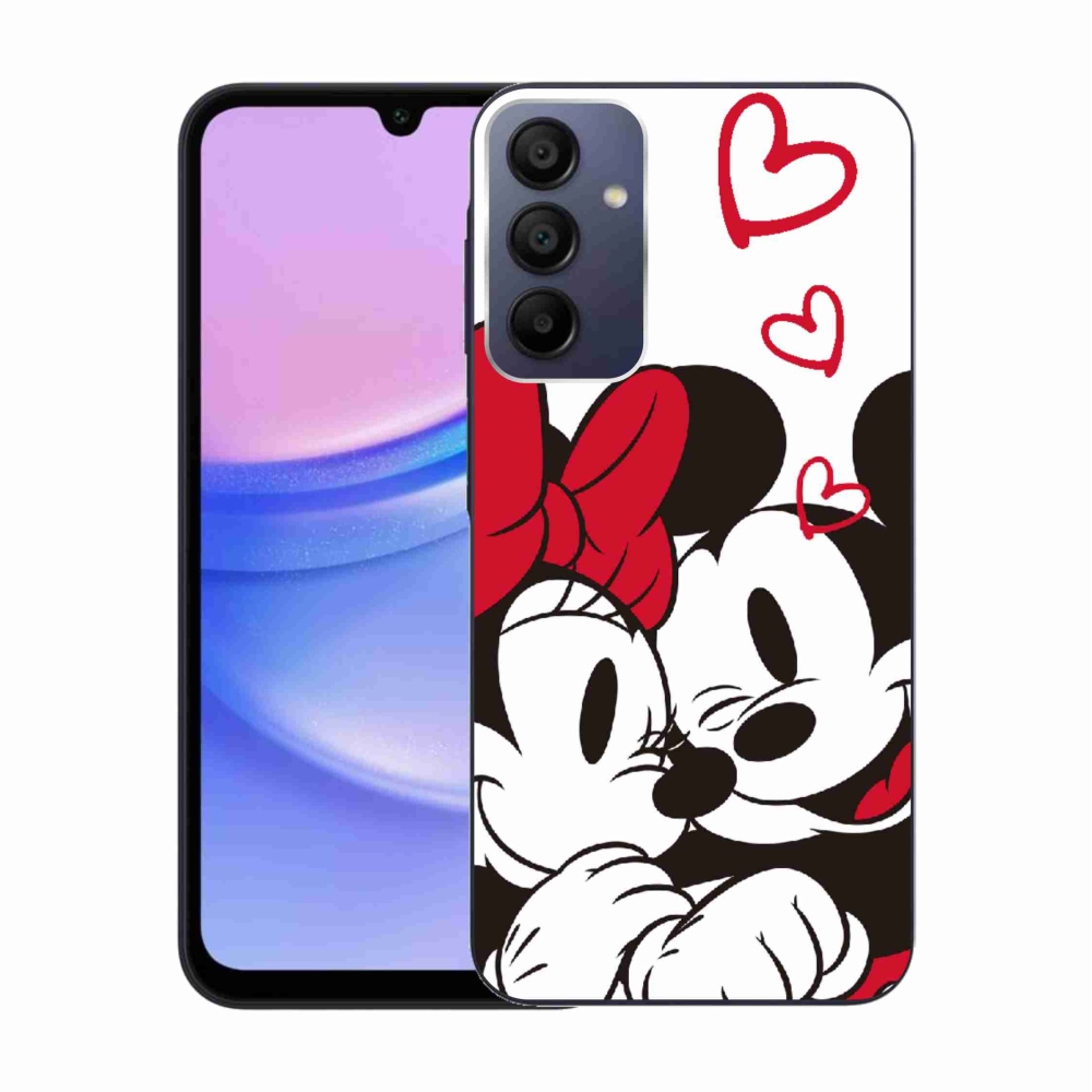 Gélový kryt mmCase na Samsung Galaxy A15 4G/5G - mínnie a mickey