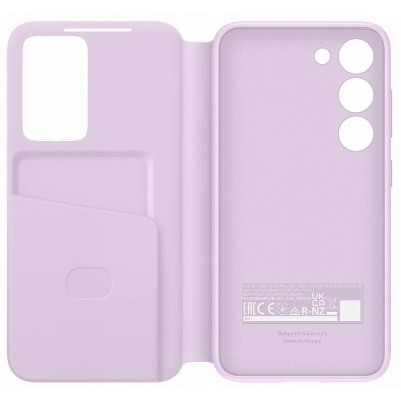 EF-ZS911CVE Samsung Clear View Cover pre Galaxy S23 Lilac