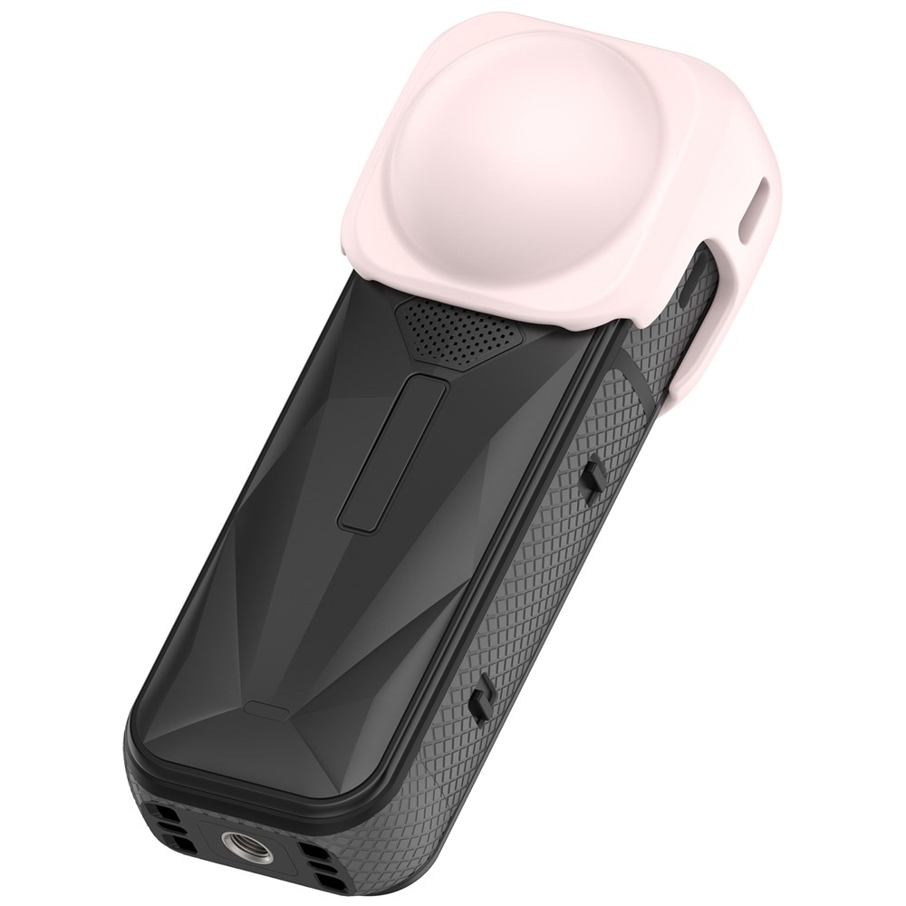 Silikónová krytka objektívov pre Insta360 X5 a X4 - ružová