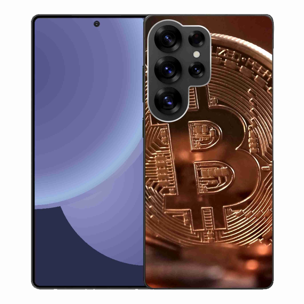 Gélový kryt mmCase na Samsung Galaxy S25 Ultra - bitcoin