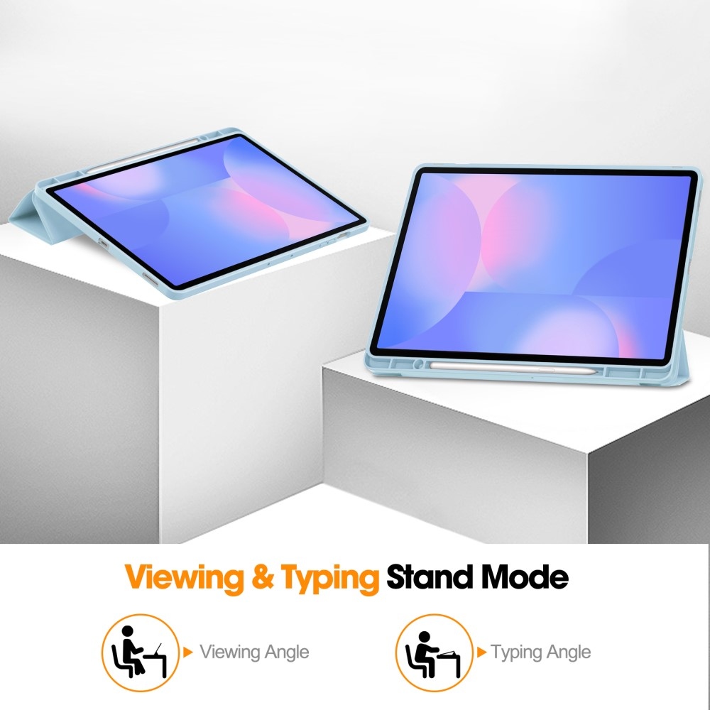 Cases chytré zatváracie púzdro na Samsung Galaxy Tab S10 FE+ - svetlomodré