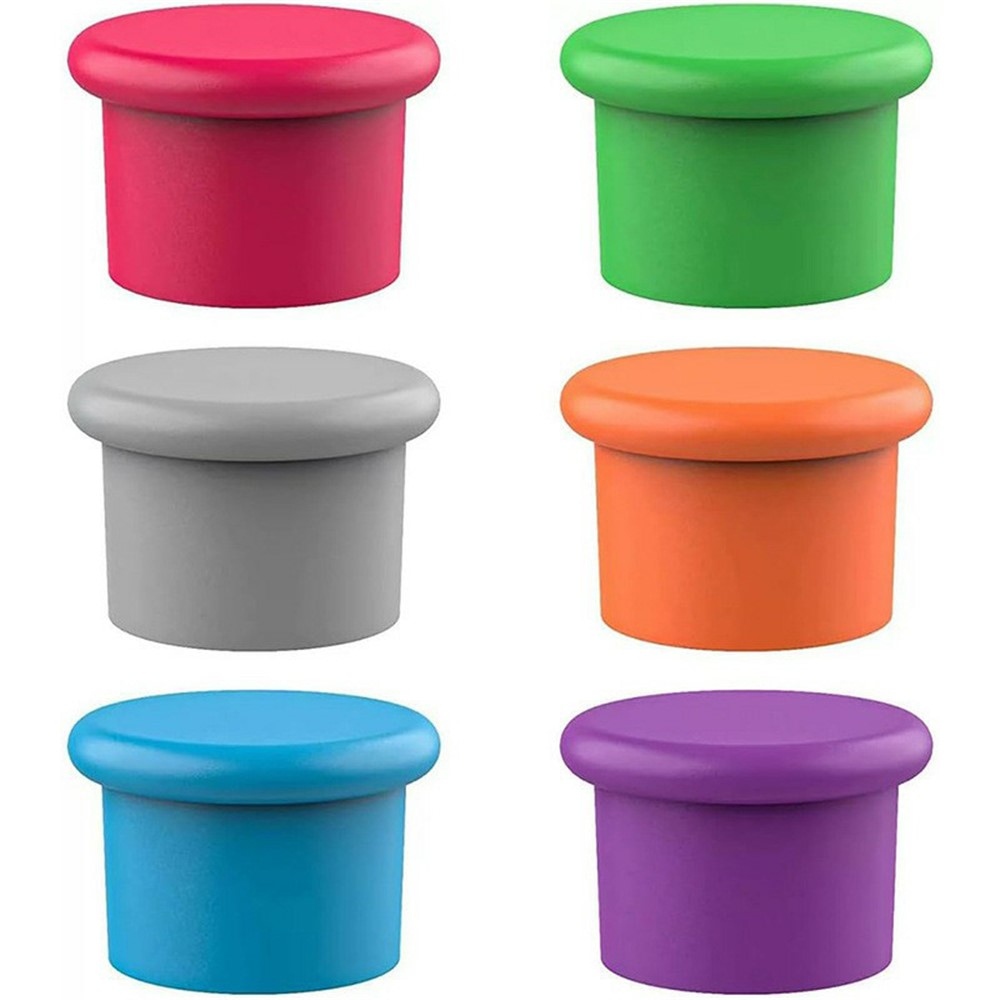 Sada silikónových uzáverov na fľaše proti úniku tekutín 6 ks