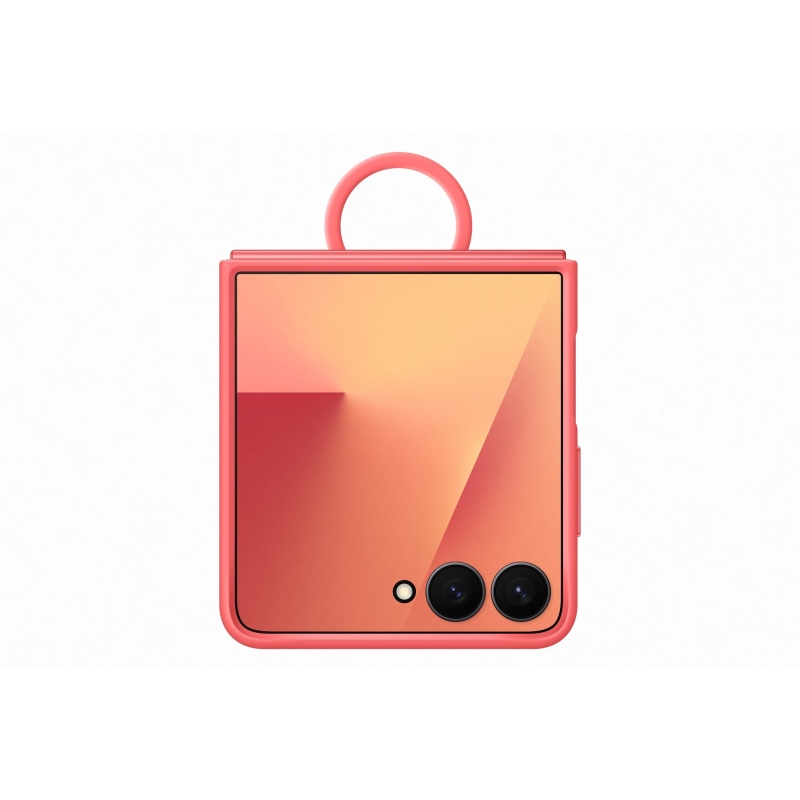 EF-PF766TRE Samsung Silikónový kryt s krúžkom pre Galaxy Z Flip 7 Red