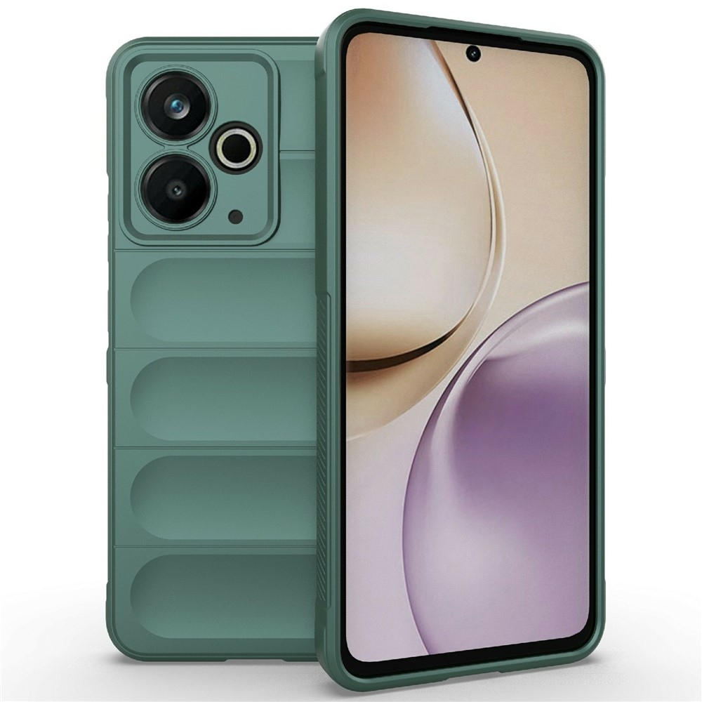 Rugg odolný gélový obal na Realme 14T 5G - zelený