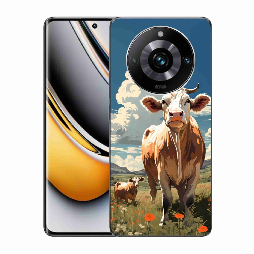 Gélový kryt mmCase na Realme 11 Pro/11 Pro+ - kravy na lúke