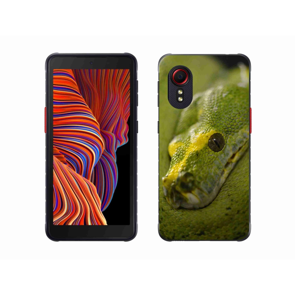 Gélový kryt mmCase na Samsung Galaxy Xcover 5 - had 2