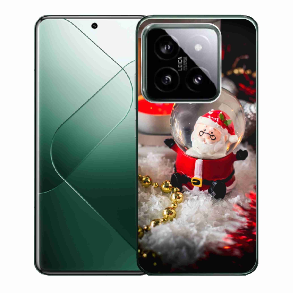 Gélový kryt mmCase na Xiaomi 14 - Santa Claus 1