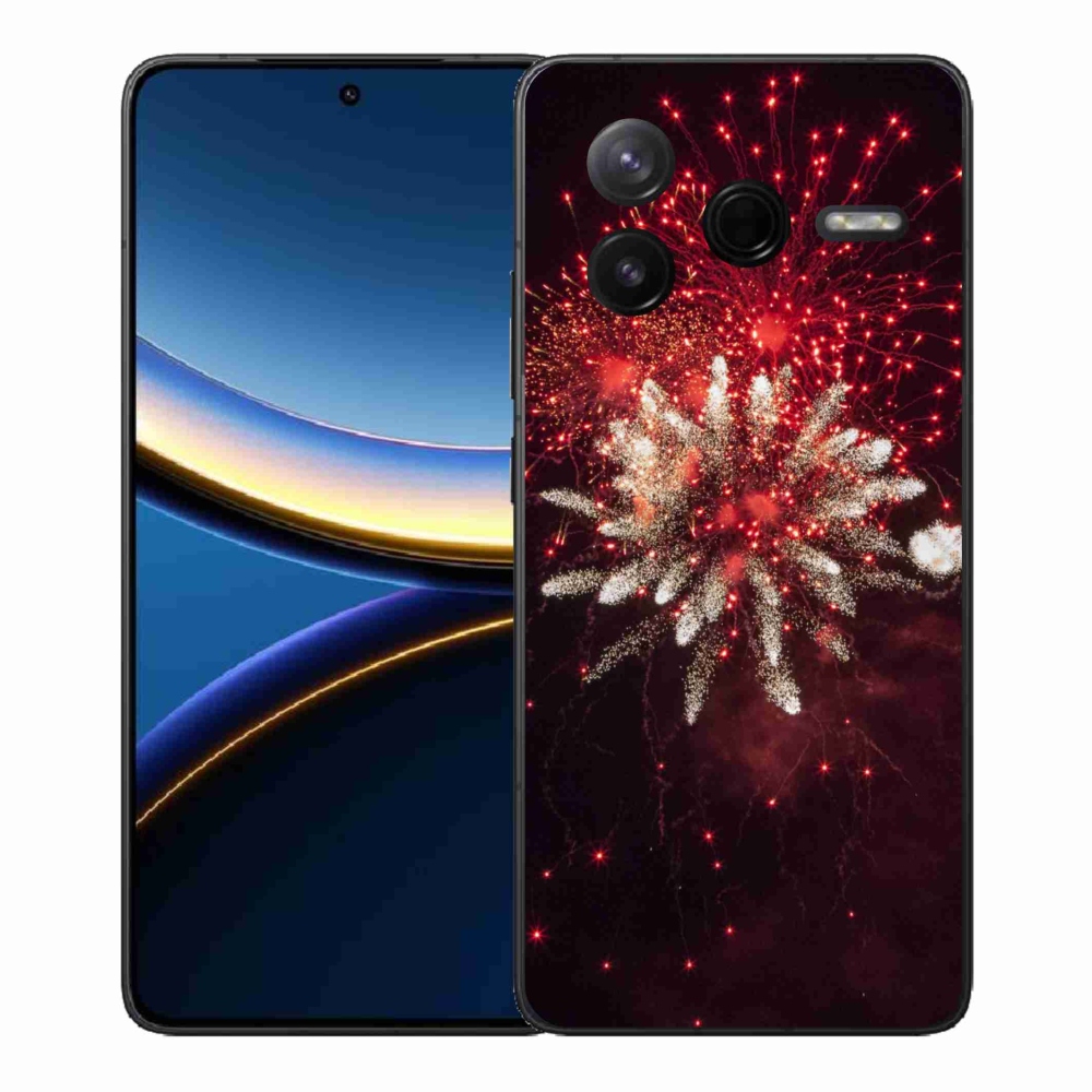 Gélový kryt mmCase na Xiaomi Poco F7 Pro - ohňostroj