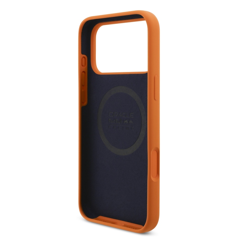 Red Bull Silicone MV1 MagSafe Zadný Kryt pre iPhone 17 Pro Max Orange