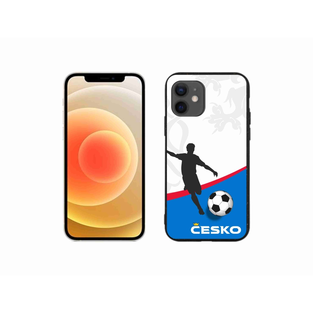 Gélový kryt mmCase na iPhone 12 mini - futbal Česko 1