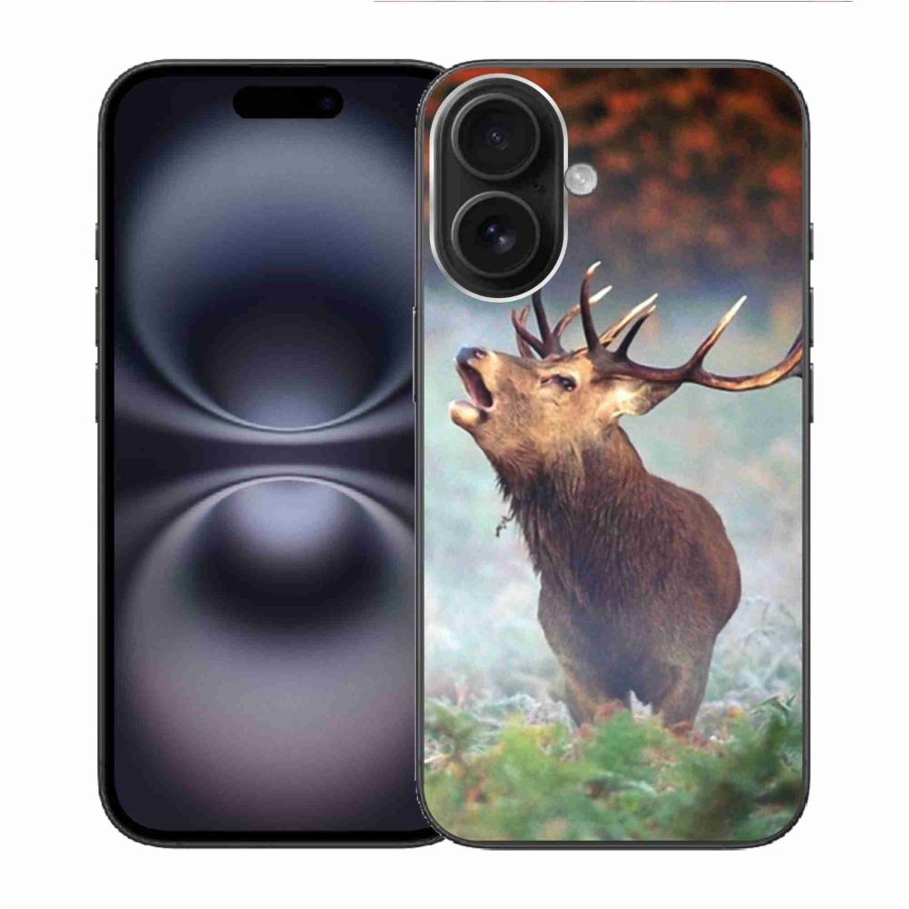 Gélový obal mmCase na iPhone 16 - jeleň 2