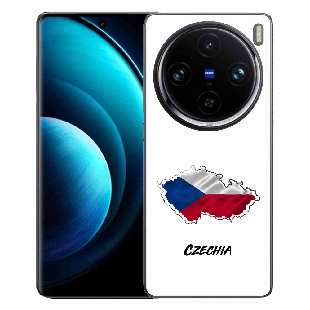 Gélový kryt mmCase na Vivo X100 Pro 5G - Czechia biele pozadie