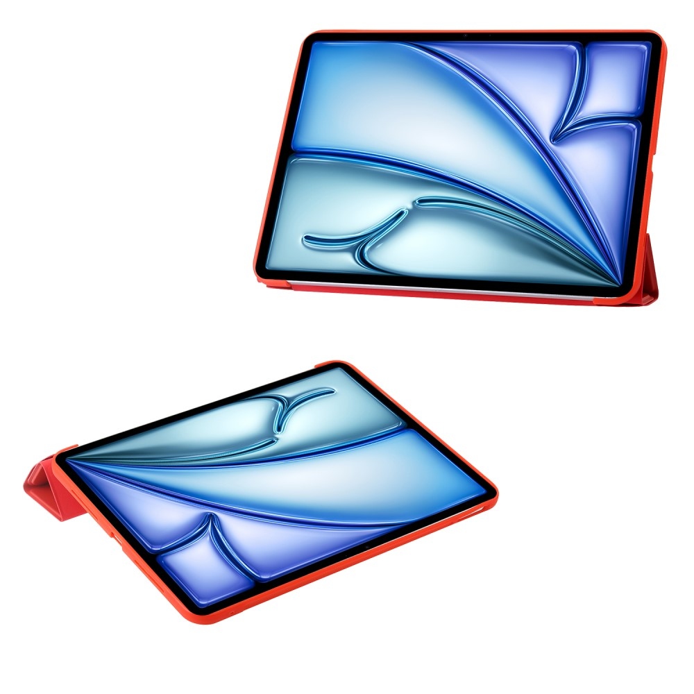 Origamis inteligentné polohovacie puzdro na tablet iPad Air 13 (2024)/(2025) - červené