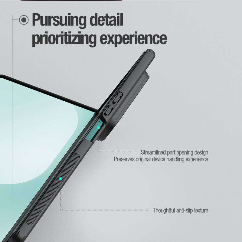 Nillkin Super Frosted FOLD Magnetic Zadní Kryt pre Samsung Galaxy Z Fold 7 Black