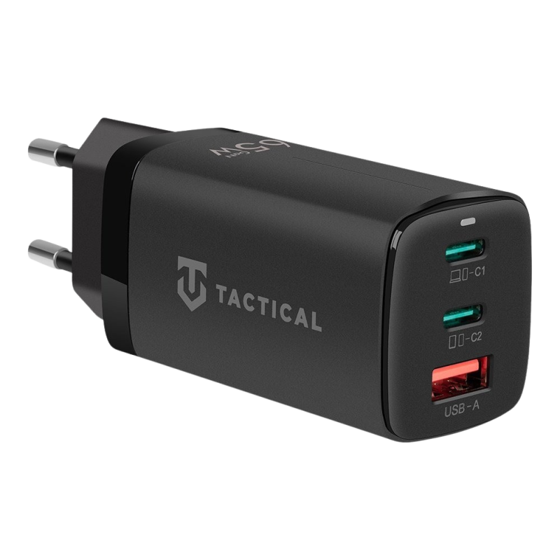 Taktický blesk 2.0 GaN 65W čierny