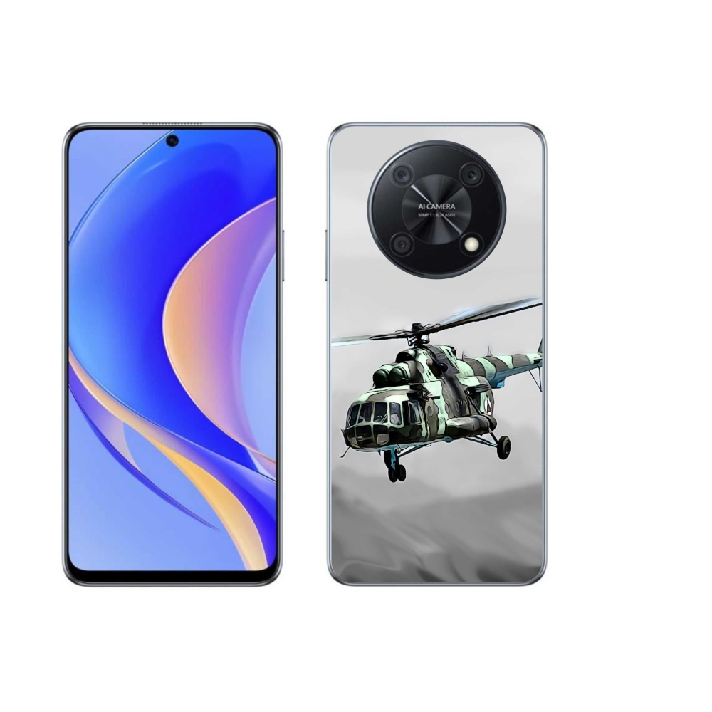 Gélový kryt mmCase na Huawei Nova Y90 - vojenský vrtuľník