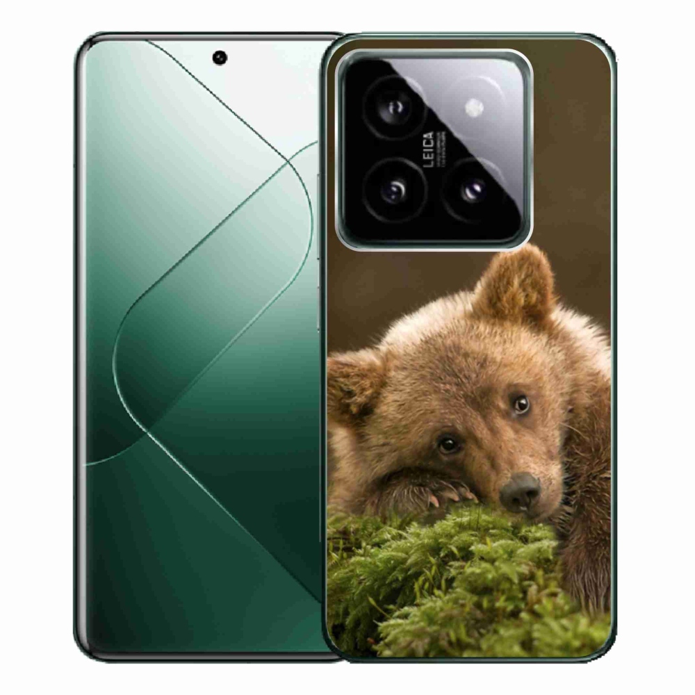 Gélový kryt mmCase na Xiaomi 14 Pro - medveď