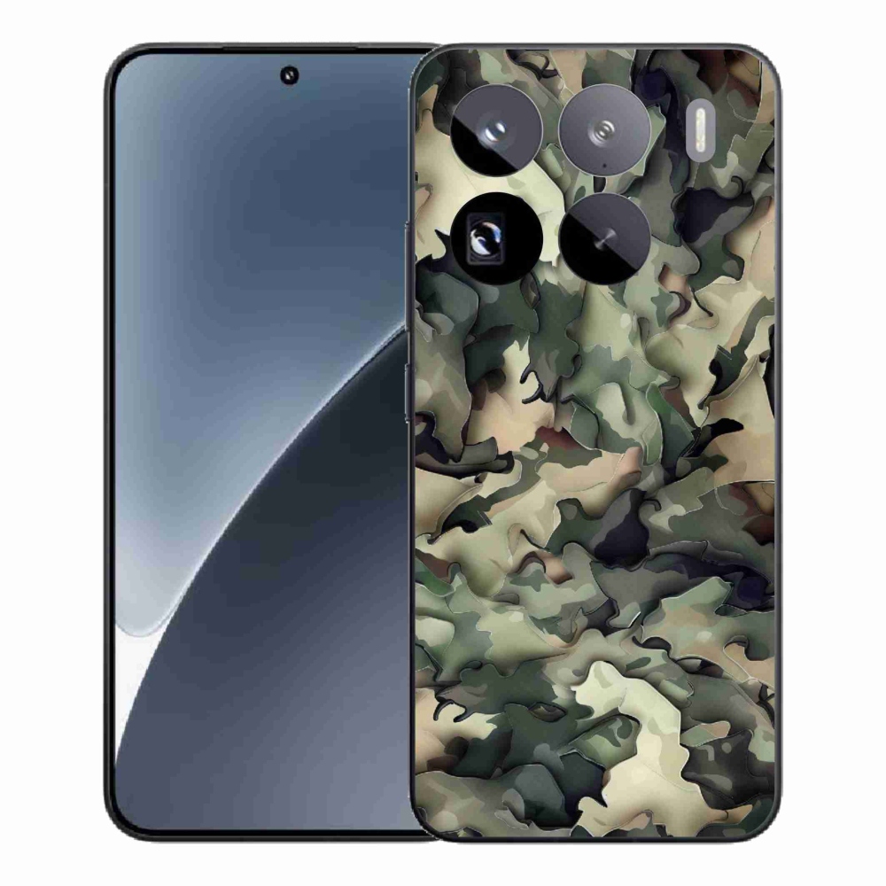 Gélový kryt mmCase na Xiaomi 15 Pro - maskáčový vzor 9
