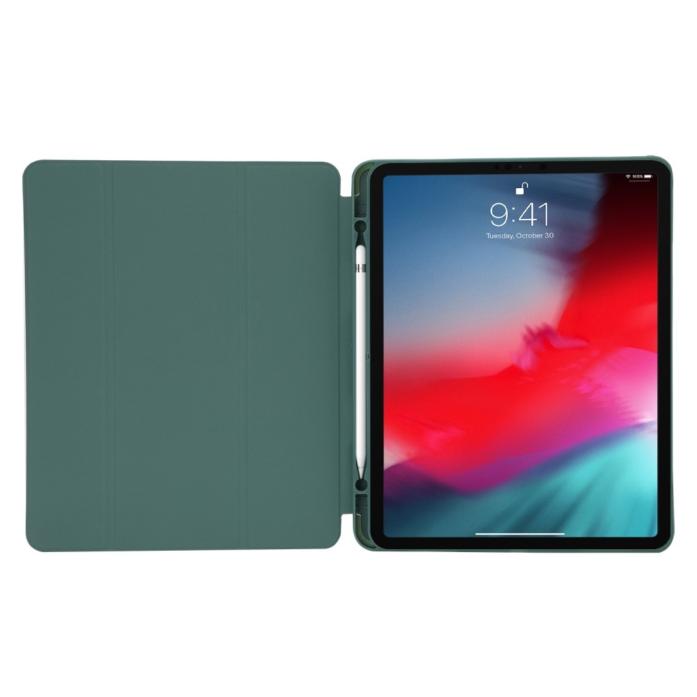 Chytré polohovateľné puzdro na iPad Pro 11 (2020/21/22) - tmavozelené