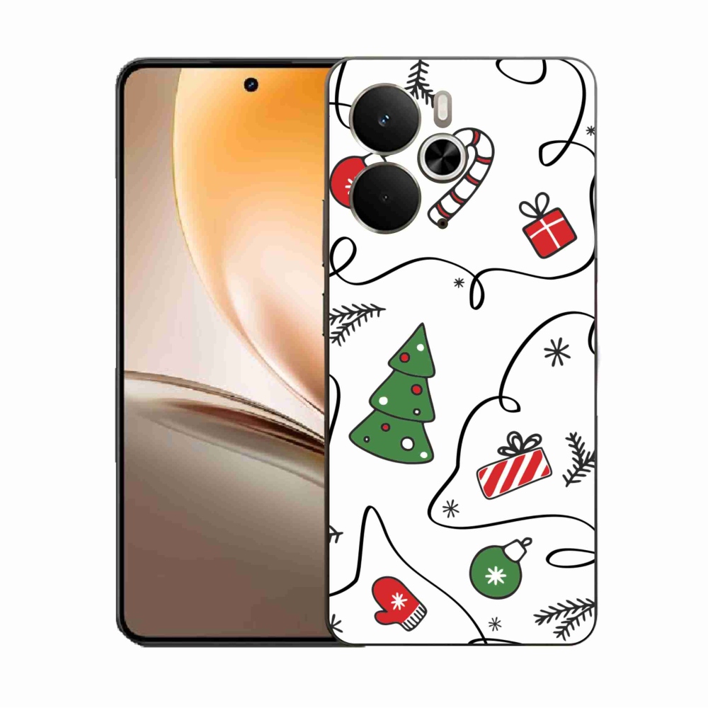 Gélový kryt mmCase na Realme 14 5G - vianočné motívy