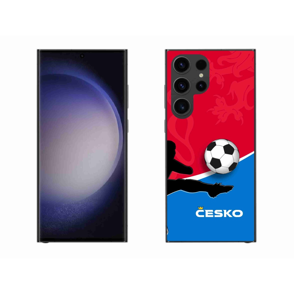 Gélový kryt mmCase na Samsung Galaxy S23 Ultra 5G - futbal Česko 2