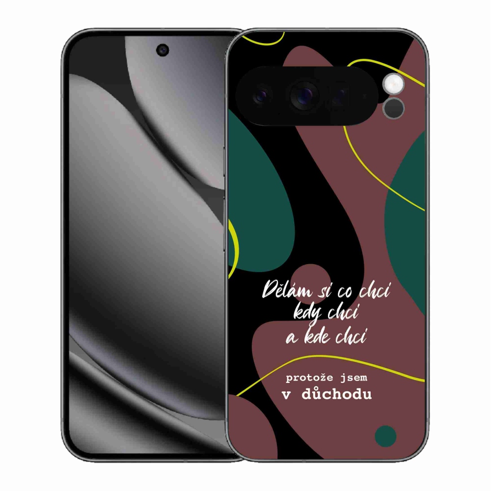 Gélový kryt mmCase na Google Pixel 10 Pro XL - vtipný text 10 čierne pozadie
