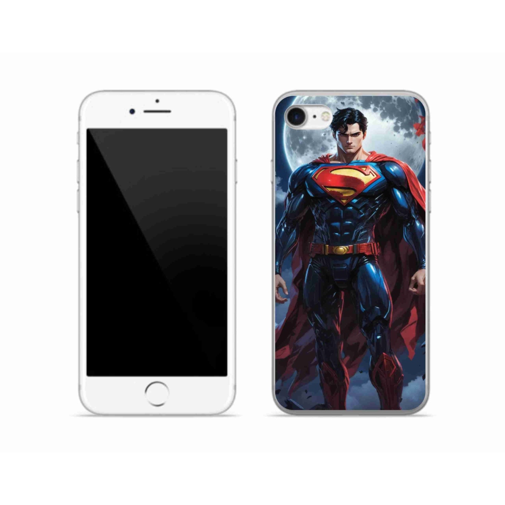 Gélový kryt mmCase na iPhone SE (2020) - superman