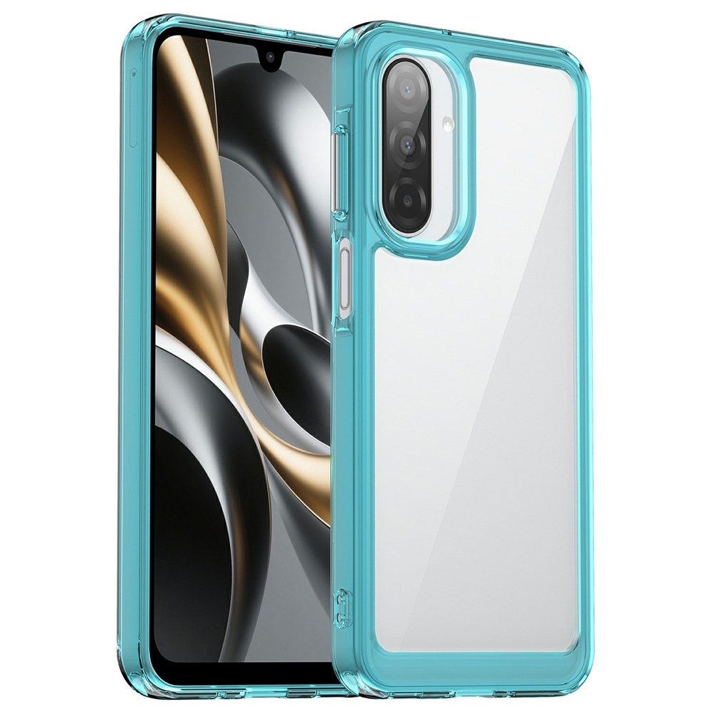 Gélový obal s pevným chrbtom na Samsung Galaxy A17 5G - svetlomodrý