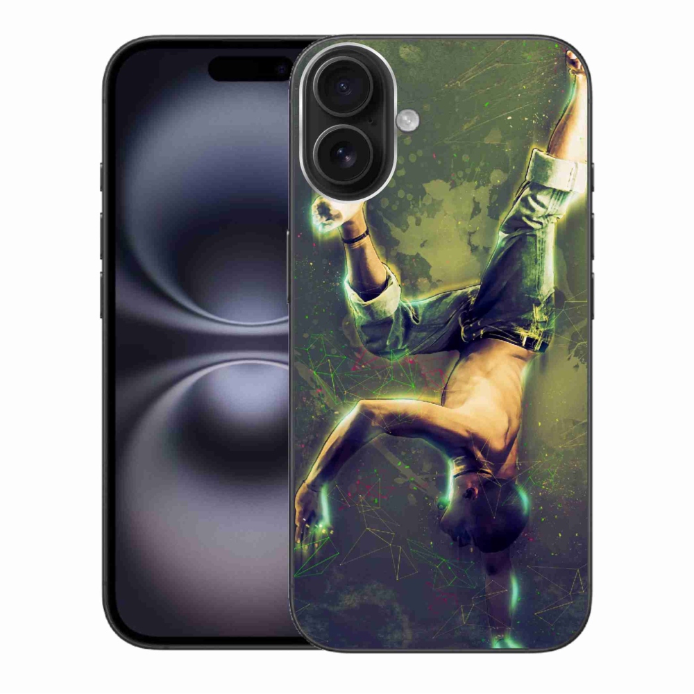 Gélový kryt mmCase na iPhone 16 Plus - breakdance