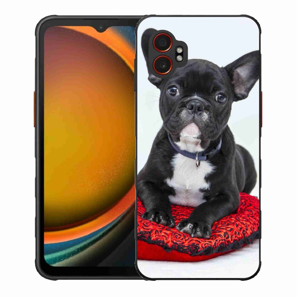 Gélový kryt mmCase na Samsung Galaxy Xcover 7 Pro - buldog