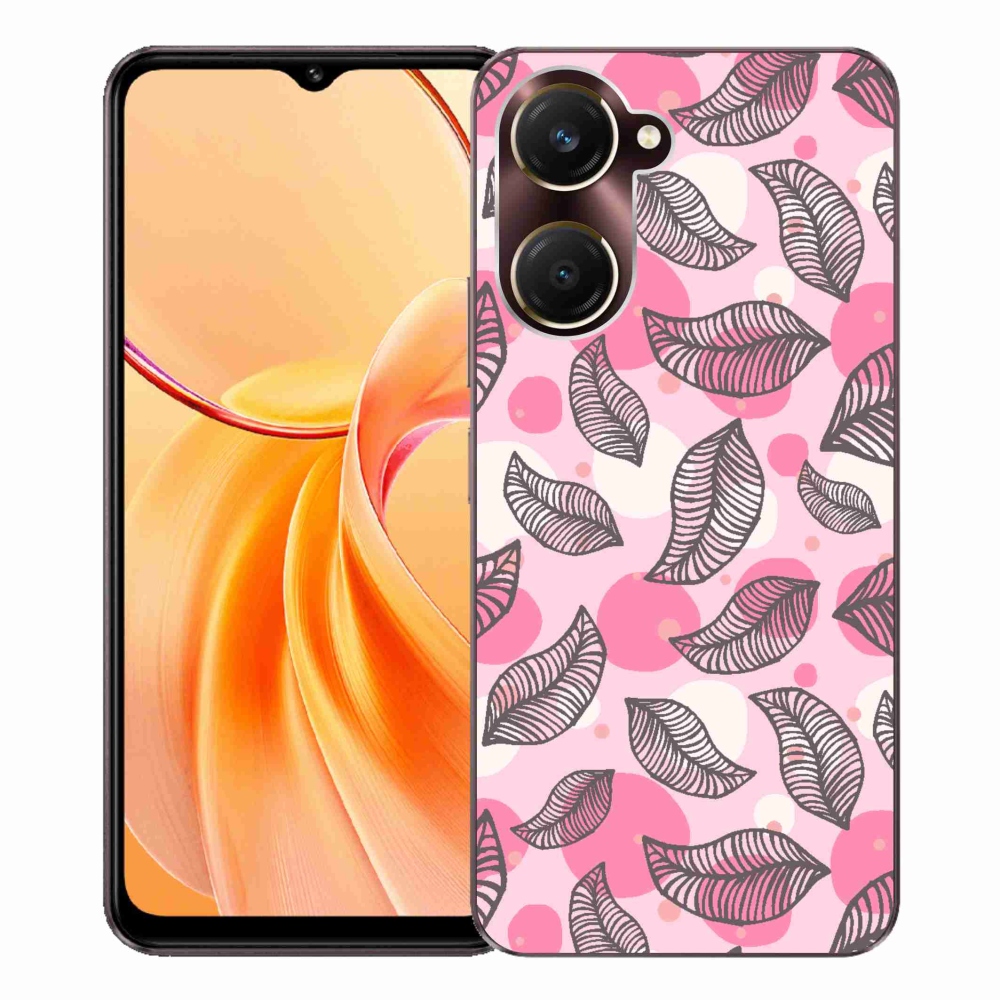 Gélový kryt mmCase na Vivo Y28s 5G - kreslené padajúce listy