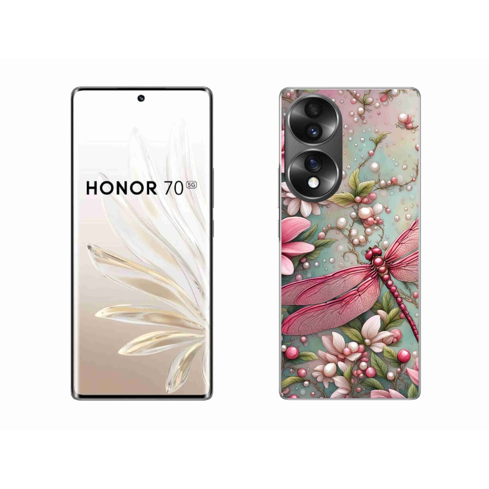 Gélový kryt mmCase na Honor 70 - vážka