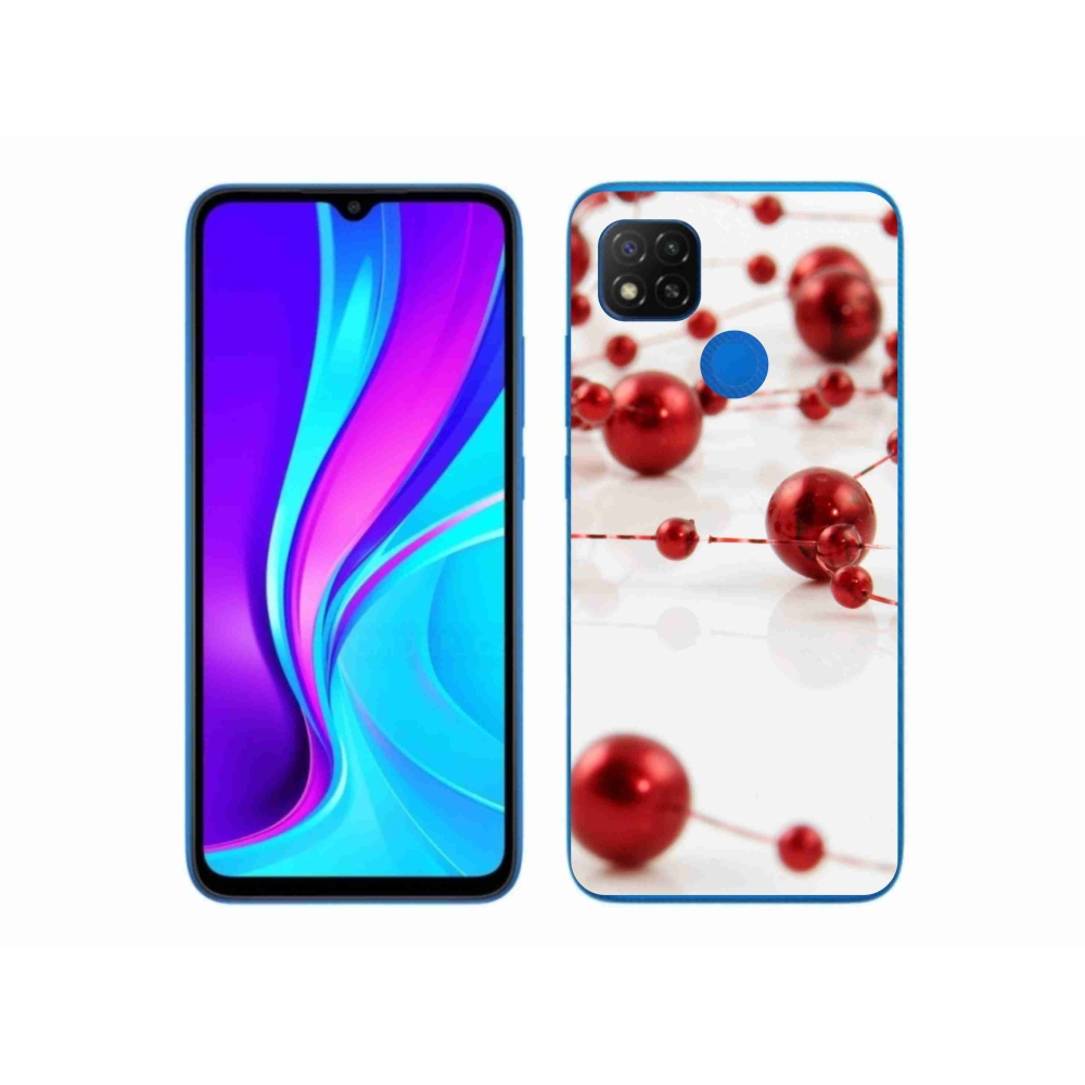 Gélový kryt mmCase na Xiaomi Redmi 9C - vianočná reťaz