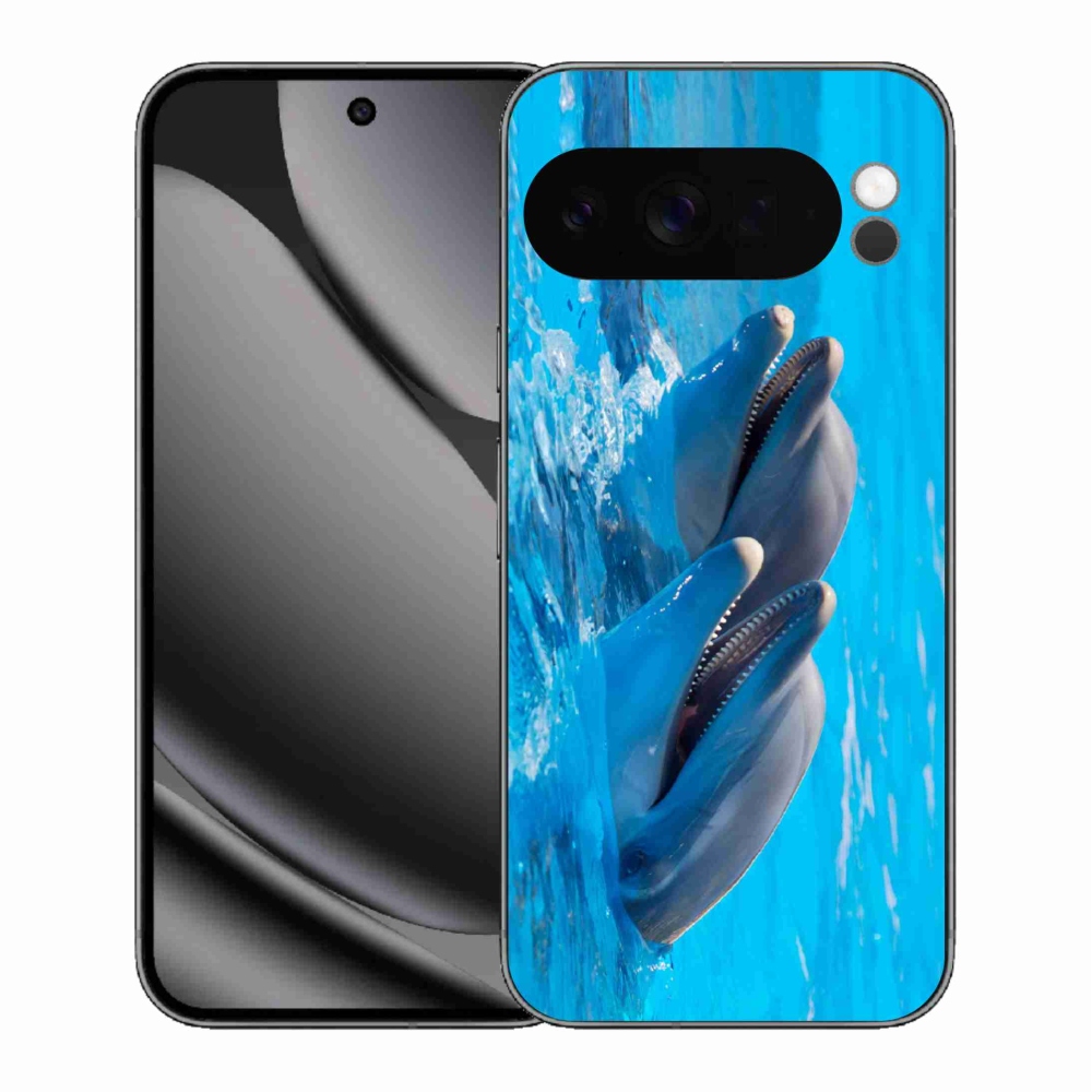 Gélový kryt mmCase na Google Pixel 10 Pro XL - delfíny