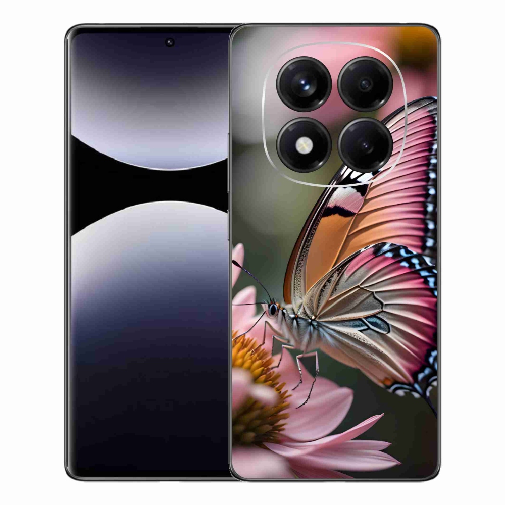 Gélový kryt mmCase na Xiaomi Redmi Note 14 Pro - farebný motýľ