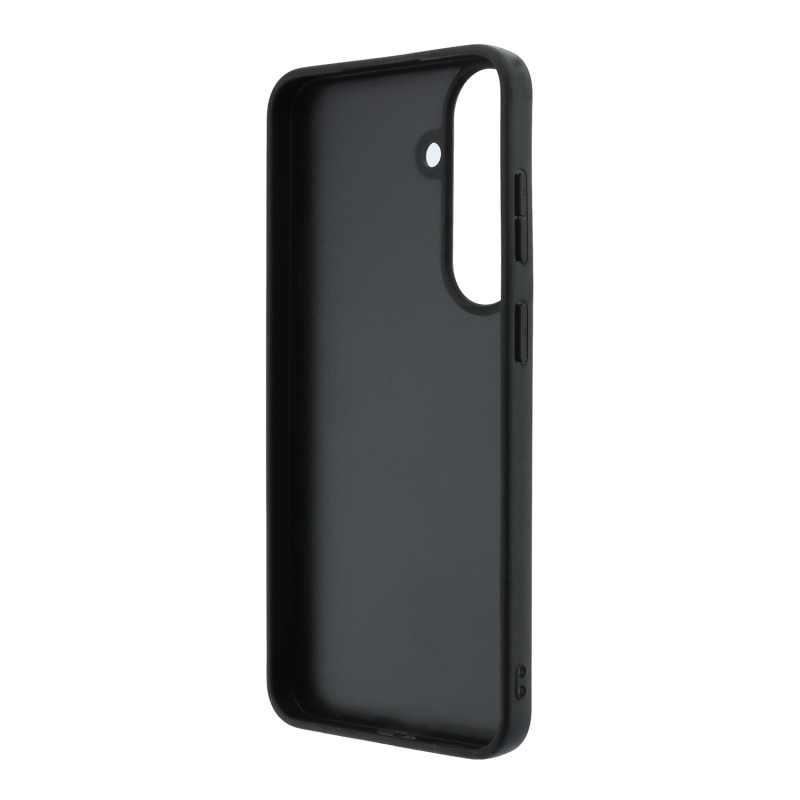 Guess PU 4G Metal Logo – zadný kryt pre Samsung Galaxy S26 FE, čierny