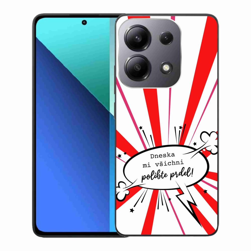 Gélový kryt mmCase na Xiaomi Redmi Note 13 - vtipný text 15 biele pozadie