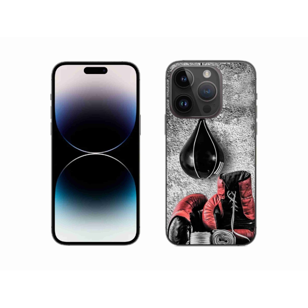 Gélový kryt mmCase na iPhone 14 Pro 6.1 - boxovacie vrece a rukavice