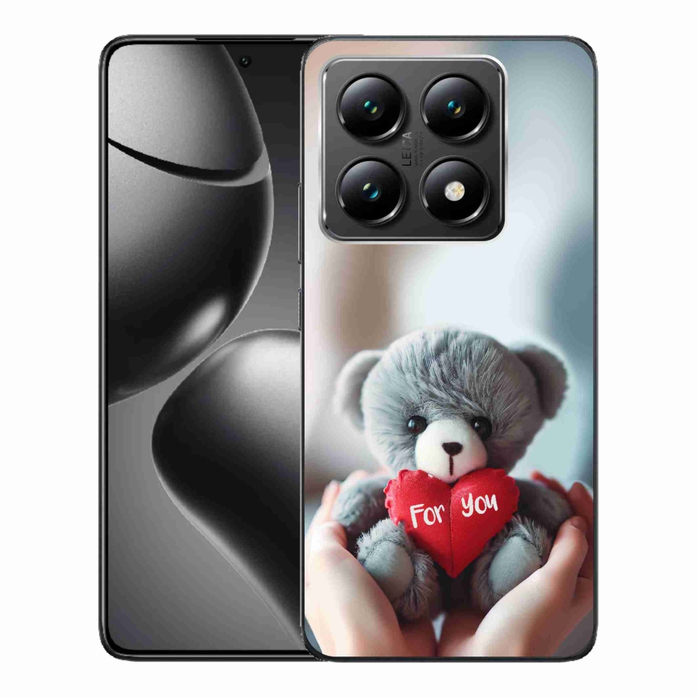 Gélový kryt mmCase na Xiaomi 14T - medvedík pre zamilovaných