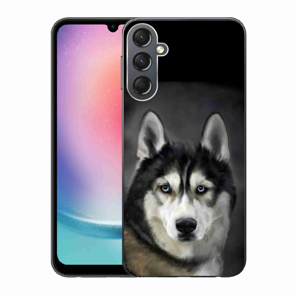 Gélový obal mmCase na Samsung Galaxy A24 - husky