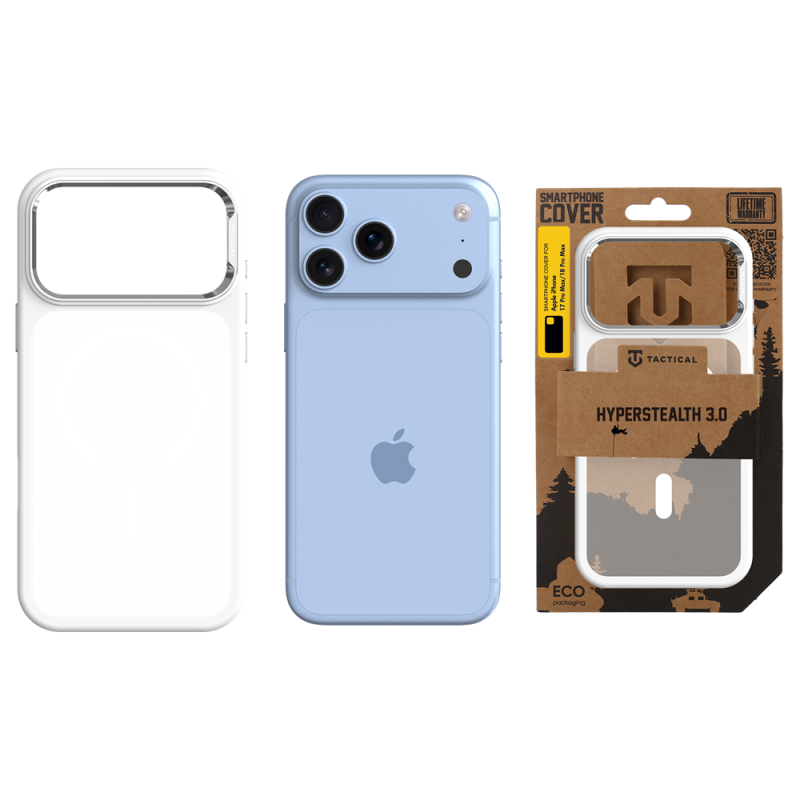 Tactical MagForce Hyperstealth 3.0 Puzdro pre Apple iPhone 18 Pro Max/17 Pro Max Snow White