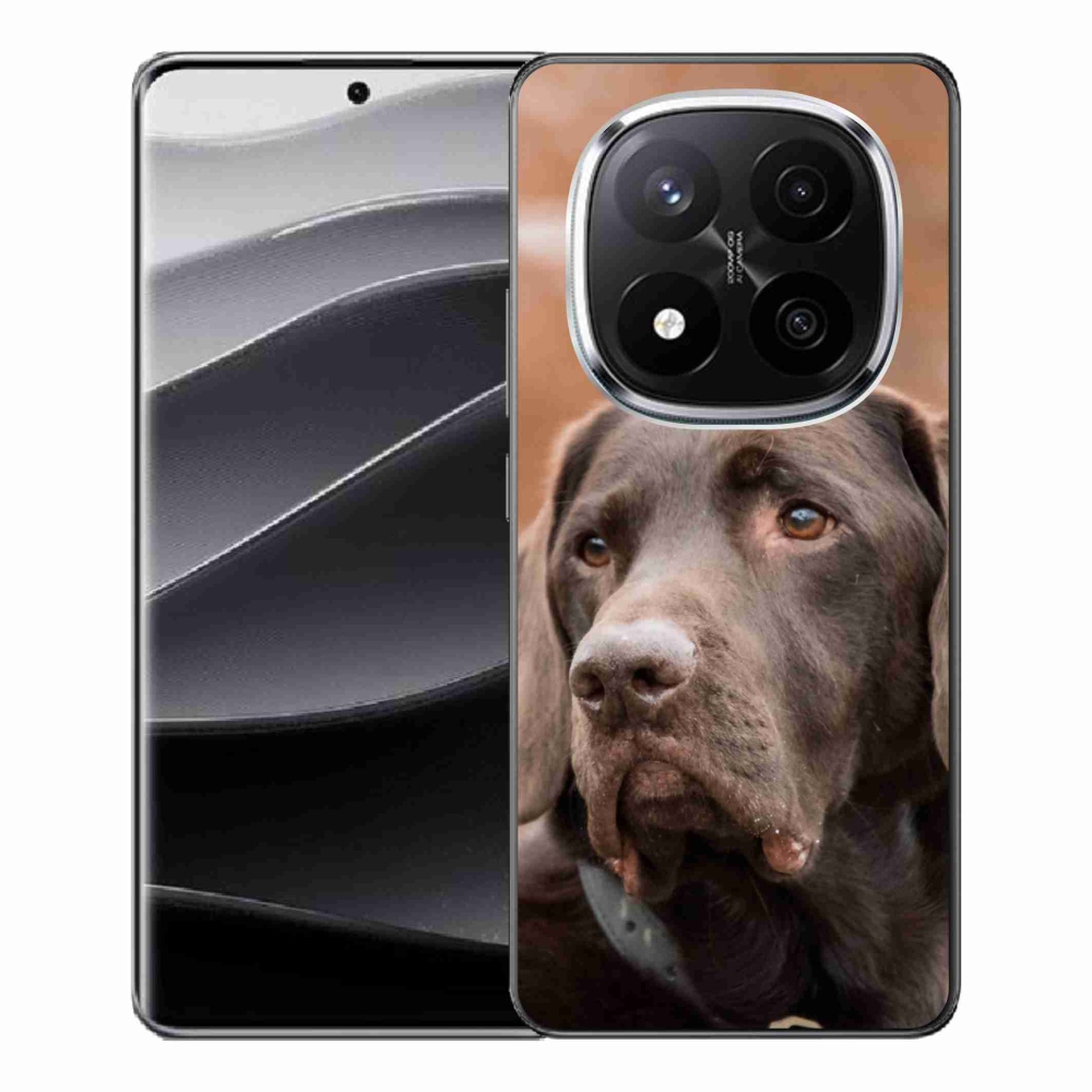 Gélový kryt mmCase na Xiaomi Redmi Note 14 Pro+ 5G - hnedý labrador