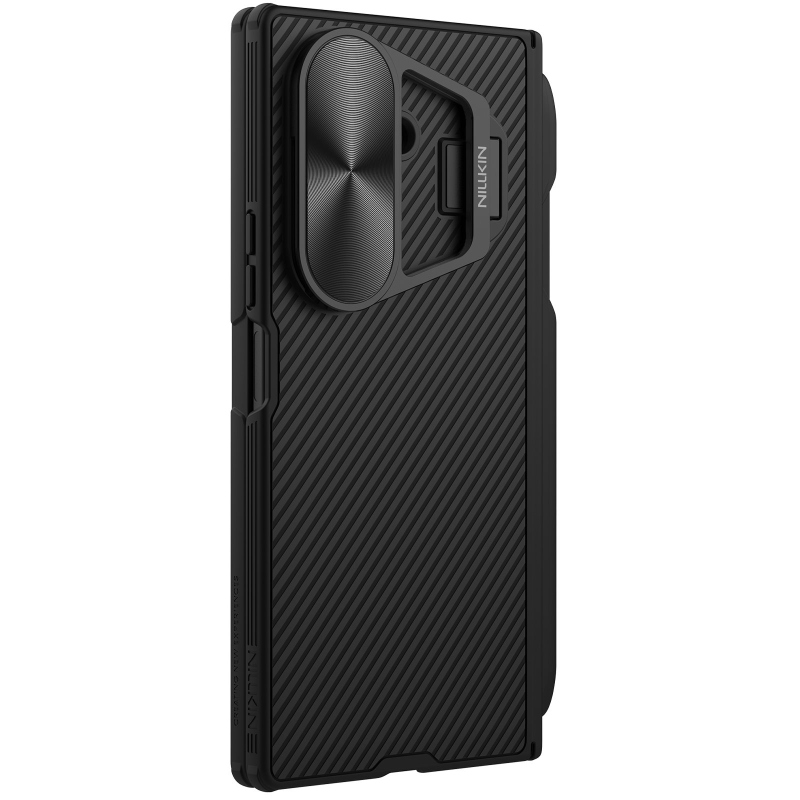 Nillkin CamShield Prop Zadný kryt s magnetickým otvorom na pero pre Samsung Galaxy Z Fold 7 Black