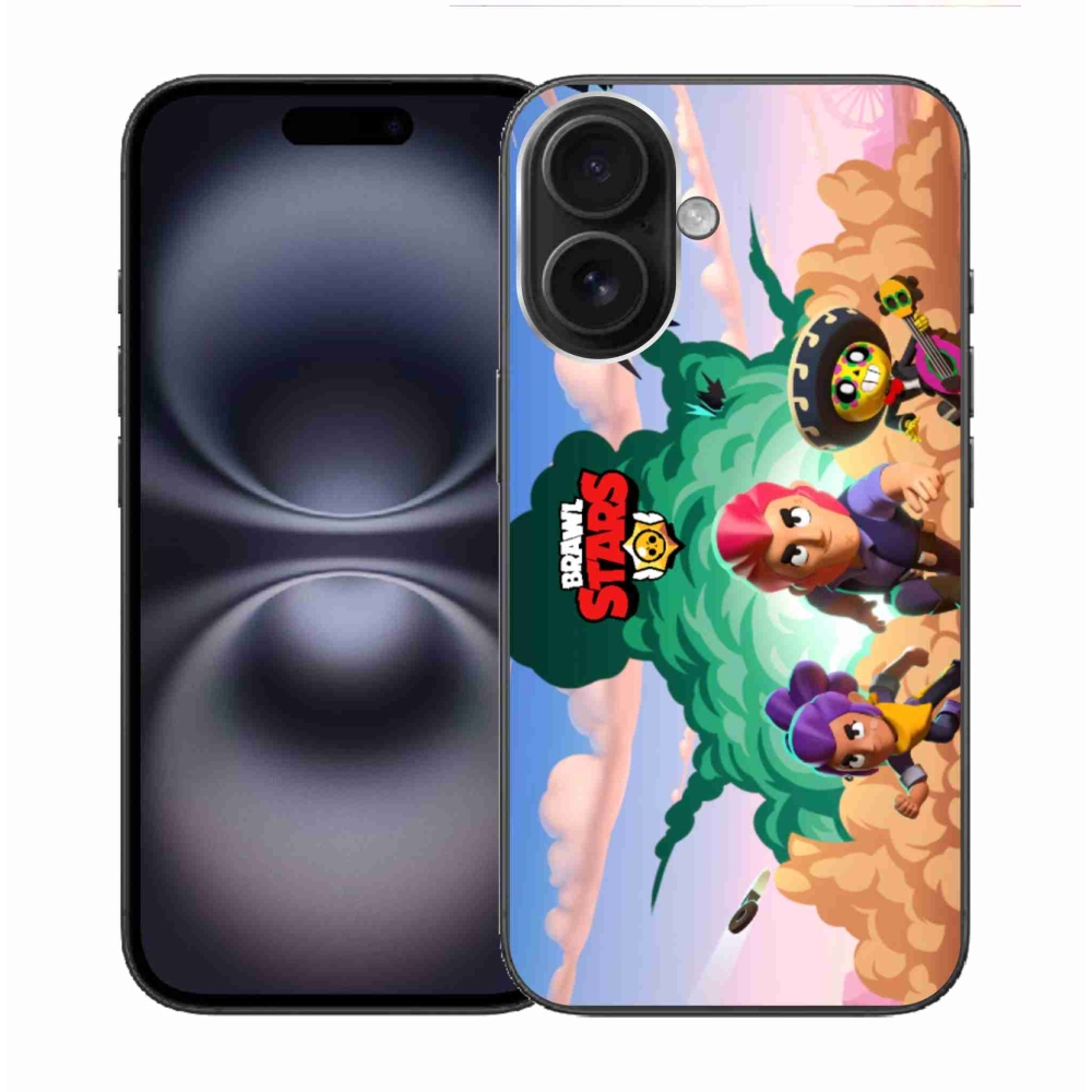 Gélový kryt mmCase na iPhone 16 - brawl stars