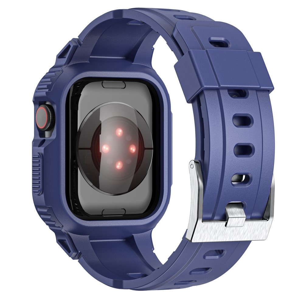 Drop ochranné silikónové púzdro s remienkom na Apple Watch Ultra 49mm - modré