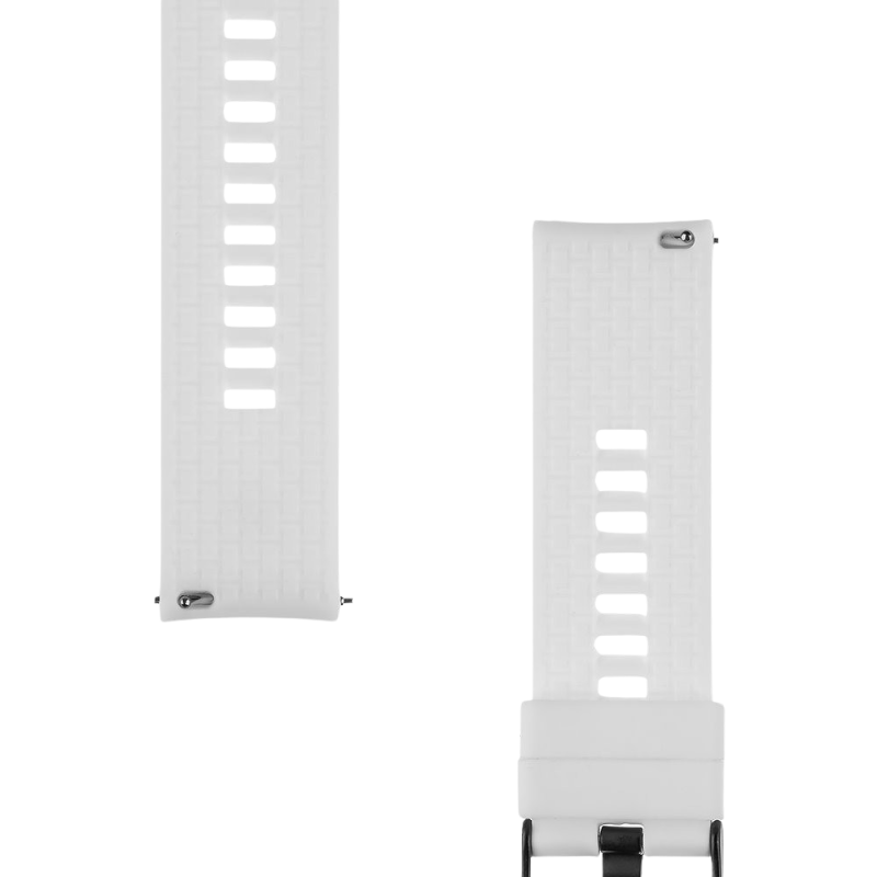 Taktický rýchloupínací silikónový remienok 24 mm biely