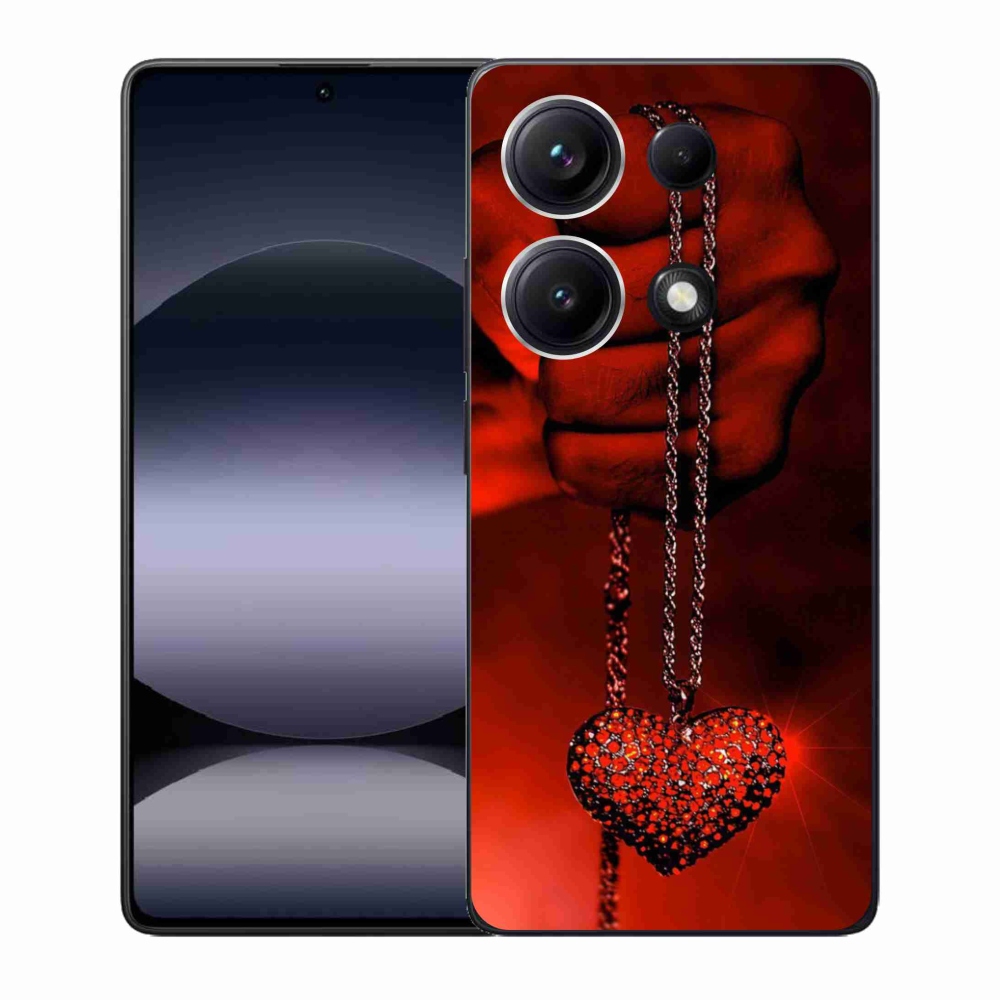 Gélový kryt mmCase na Xiaomi Redmi Note 14S - náhrdelník