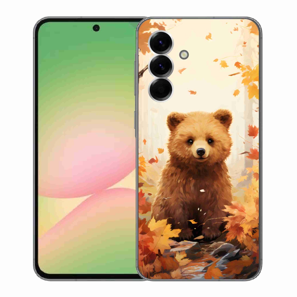 Gélový kryt mmCase na Samsung Galaxy A56 5G - medveď v lese